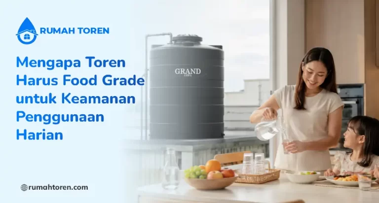 Mengapa Toren Harus Food Grade untuk Keamanan Penggunaan Harian
