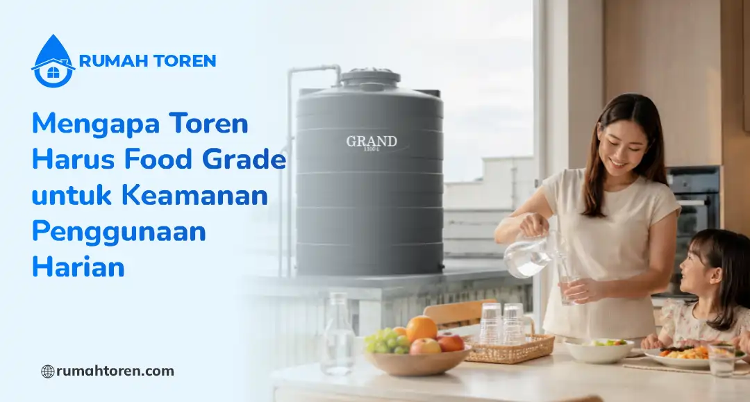 Mengapa Toren Harus Food Grade untuk Keamanan Penggunaan Harian
