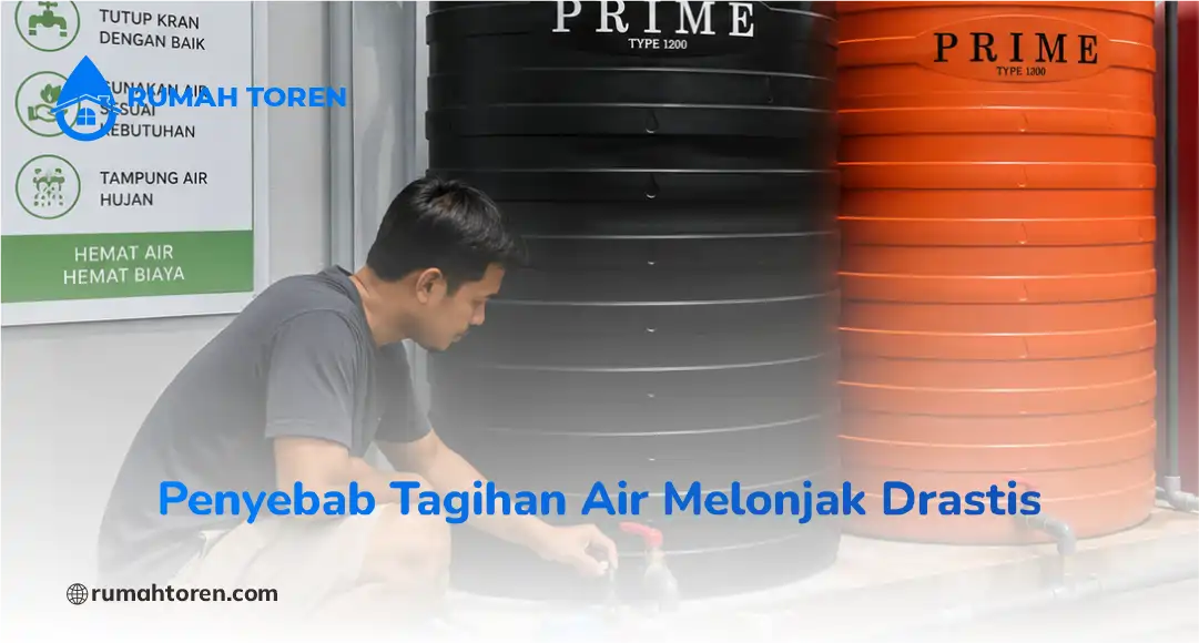Penyebab Tagihan Air Melonjak Drastis