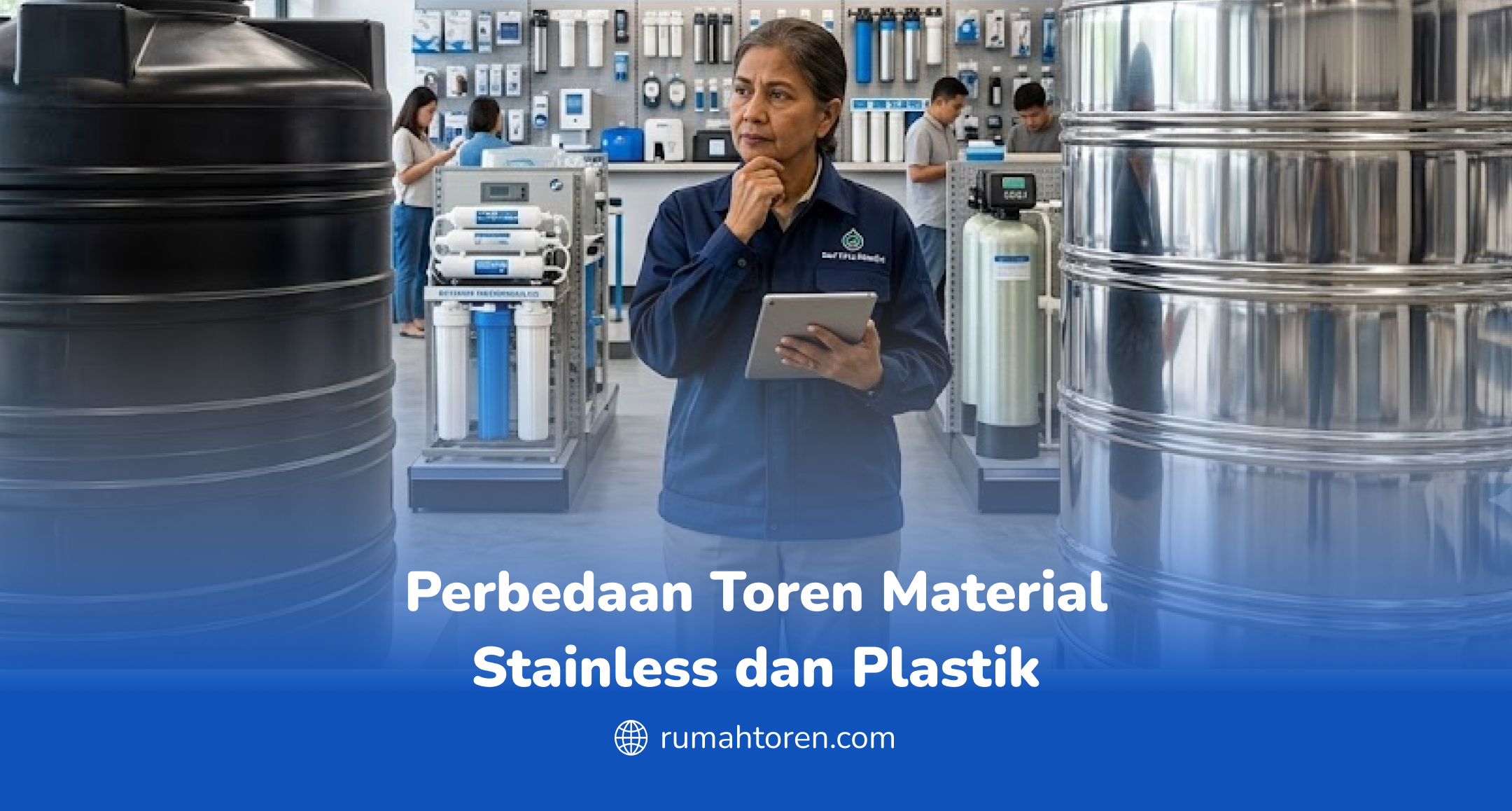 Perbedaan Toren Material Stainless dan Plastik