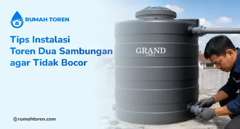Tips Instalasi Toren Dua Sambungan agar Tidak Bocor