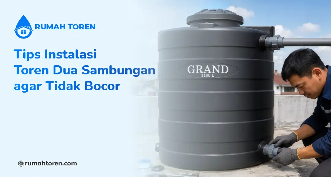 Tips Instalasi Toren Dua Sambungan agar Tidak Bocor