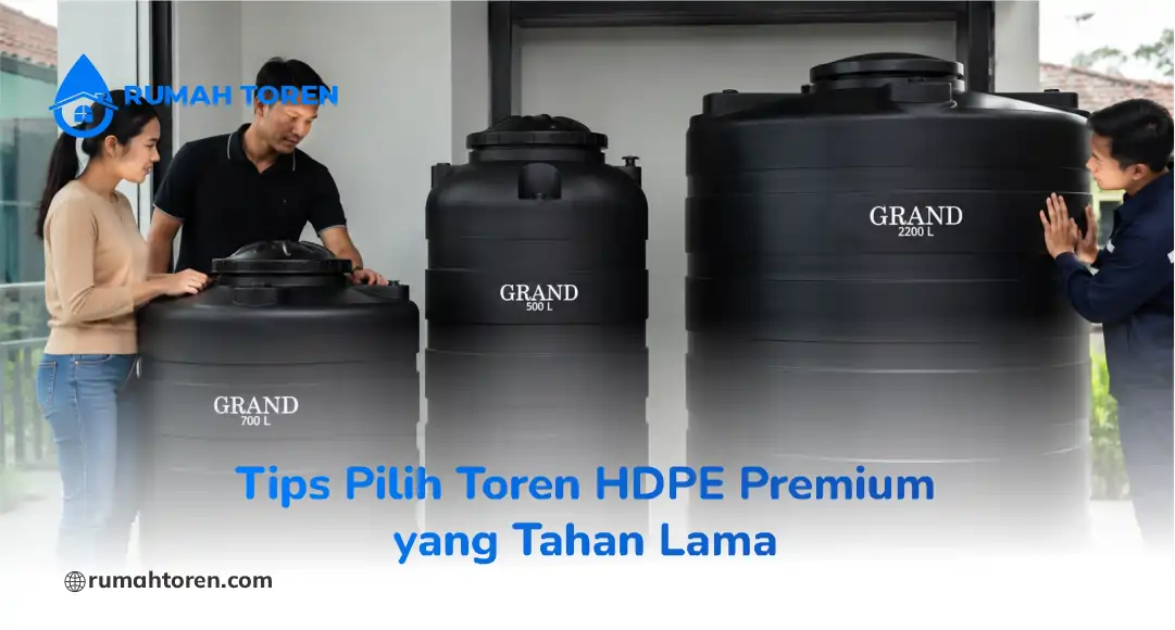 Tips Pilih Toren HDPE Premium yang Tahan Lama