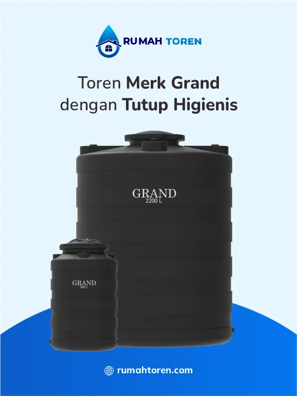 Toren Merk Grand dengan Tutup Higienis