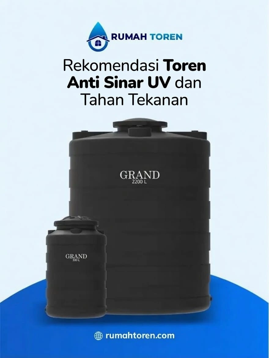 Rekomendasi Toren Anti Sinar UV dan Tahan Tekanan