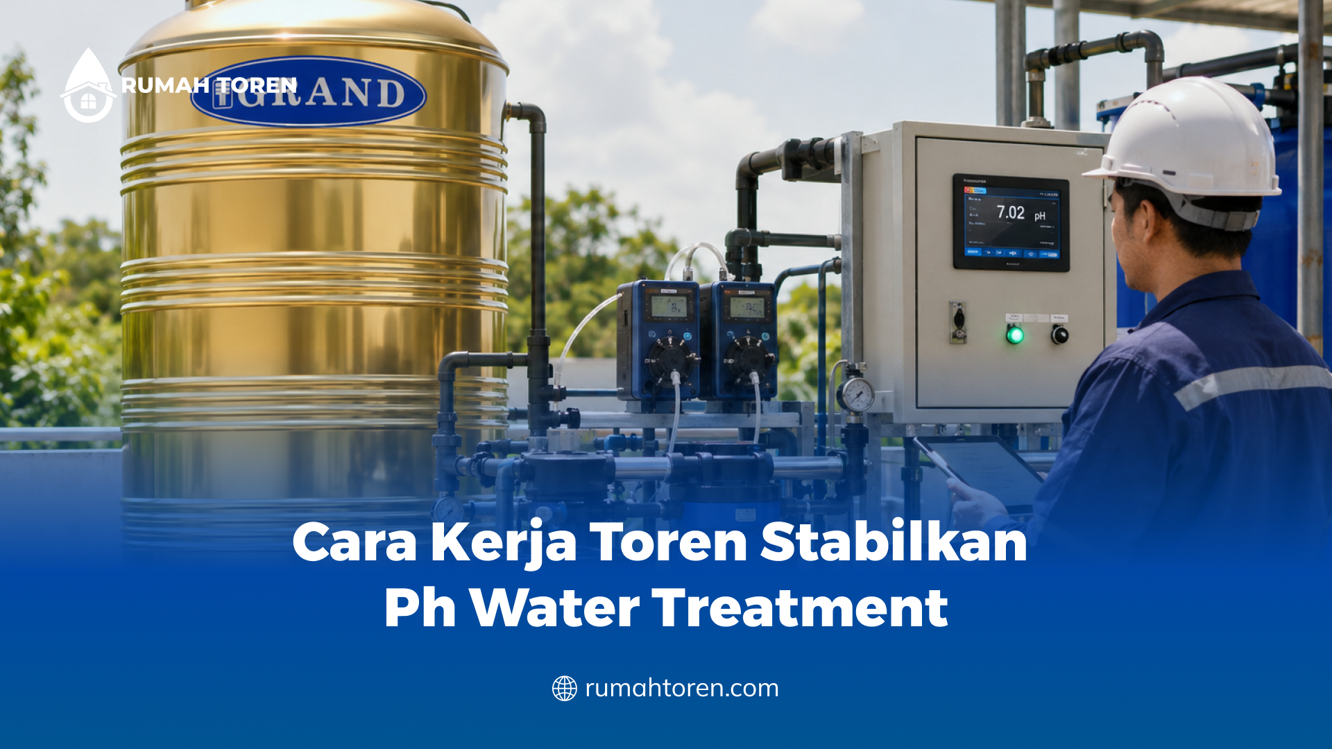 Cara Kerja Toren Stabilkan Ph Water Treatment