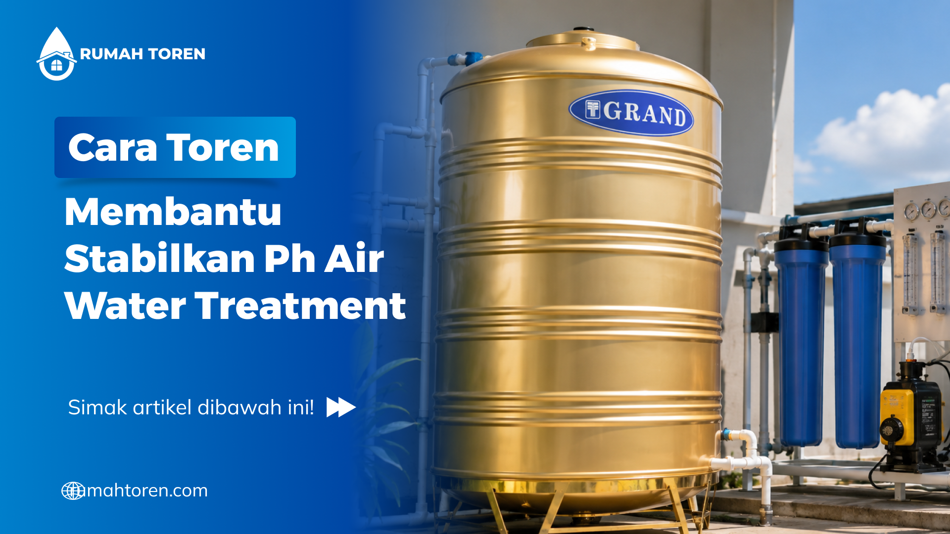 Cara Toren Membantu Stabilkan Ph Air Water Treatment