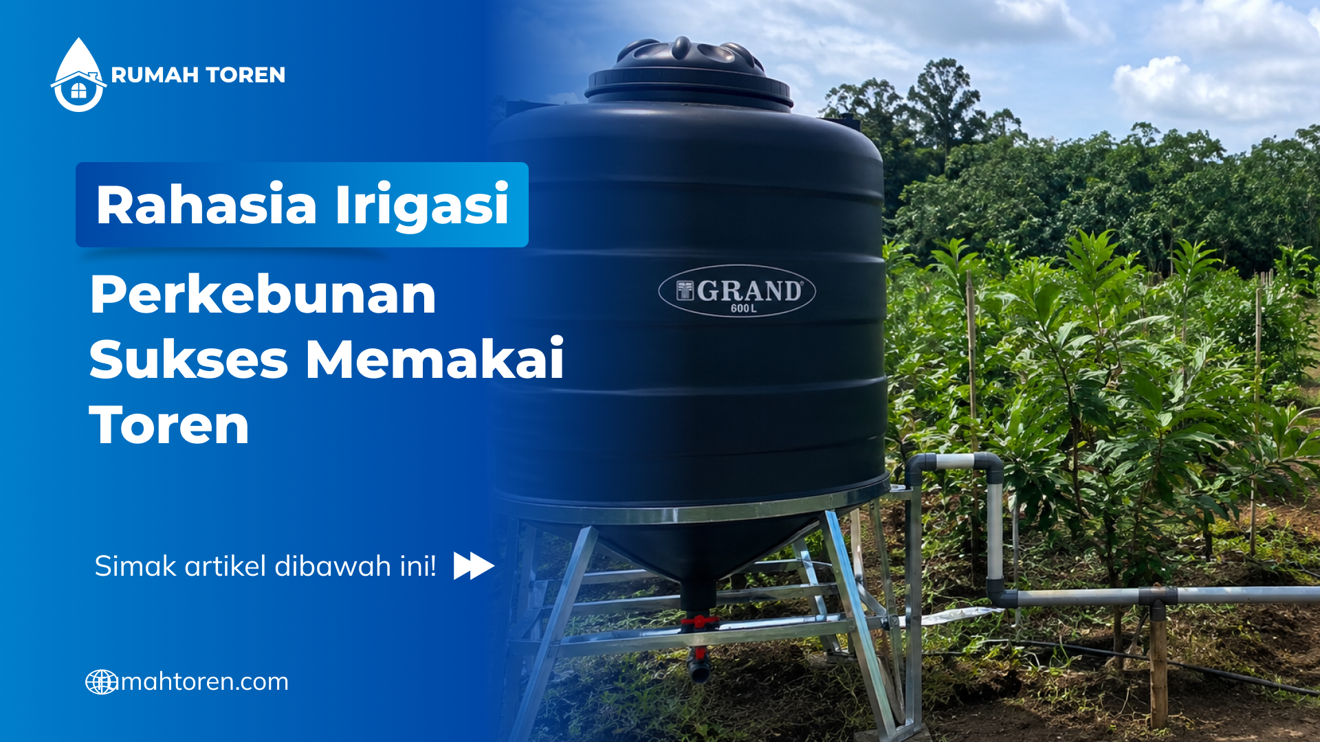 Rahasia Irigasi Perkebunan Sukses Memakai Toren