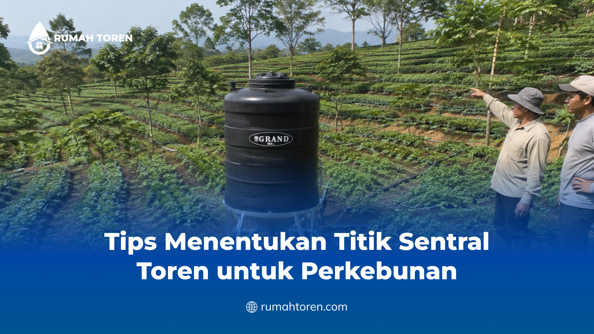 Tips Menentukan Titik Sentral Toren untuk Perkebunan