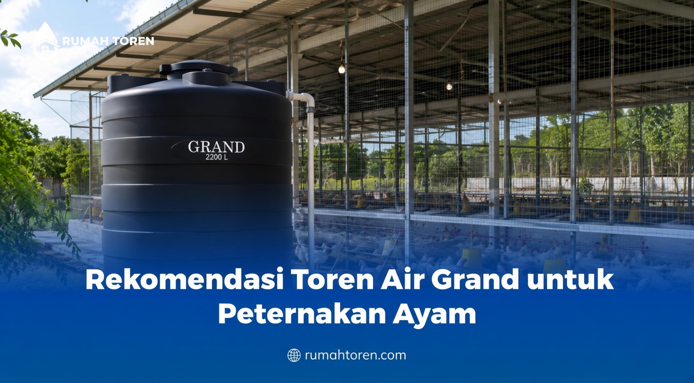 Rekomendasi Toren Air Grand untuk Peternakan Ayam