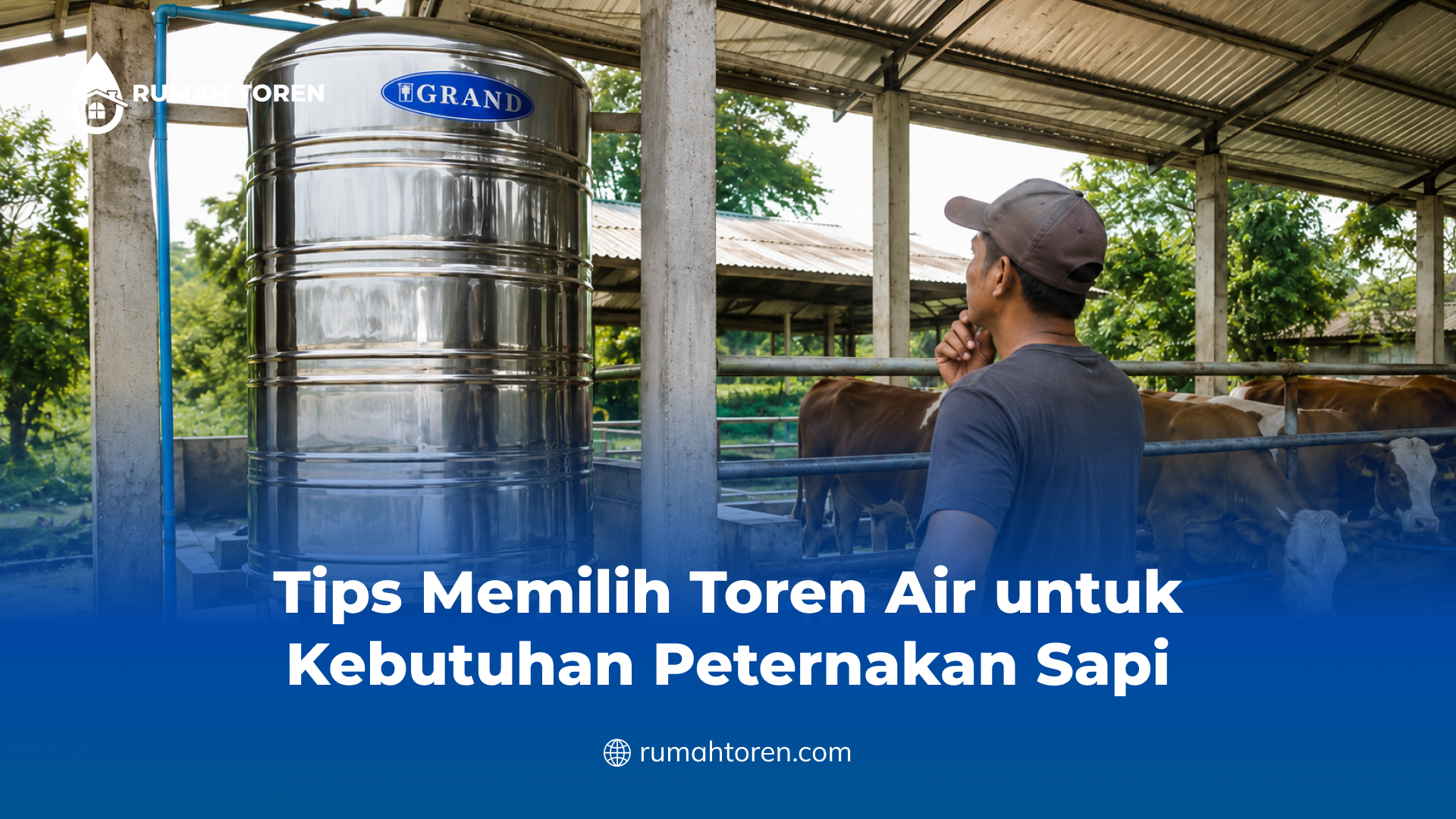 Tips Memilih Toren Air untuk Kebutuhan Peternakan Sapi