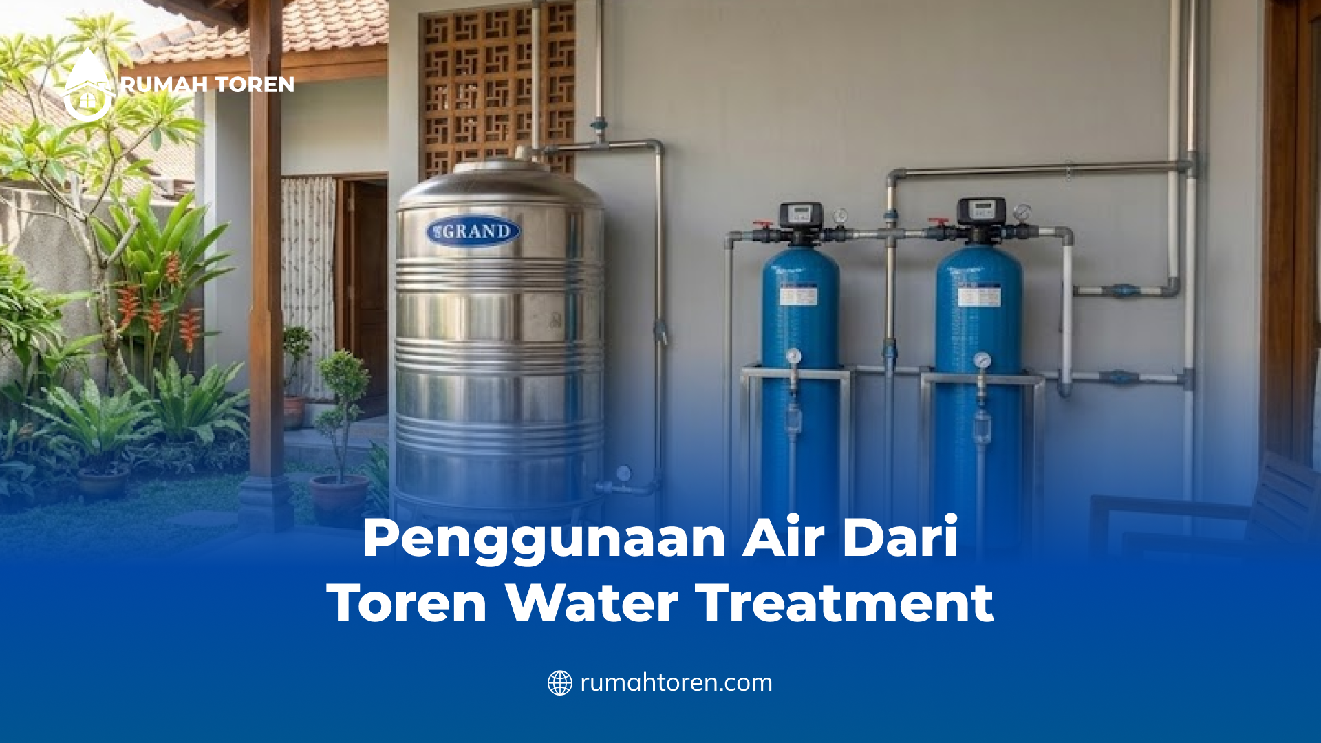 Penggunaan Air dari Toren Water Treatment